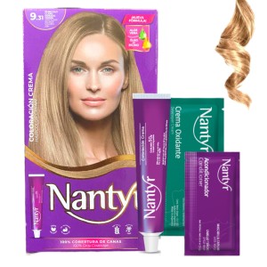 NANTYR KIT COLOR 9.31 RUBIO M.CL DOR CEN.